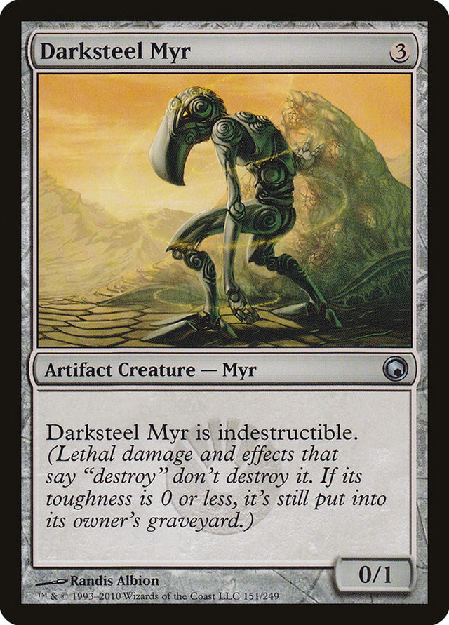 Darksteel Myr [Scars of Mirrodin] - PCA Designer Toys