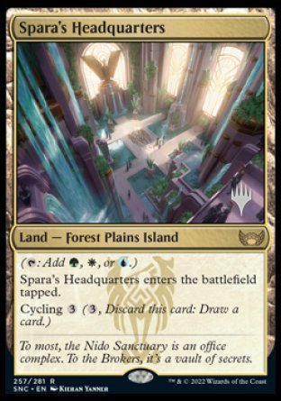 Spara's Headquarters (Promo Pack) [Streets of New Capenna Promos] - PCA Designer Toys