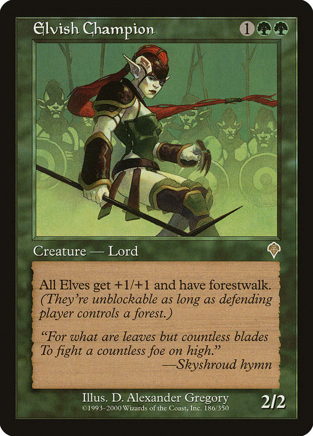 Elvish Champion [Invasion] - PCA Designer Toys