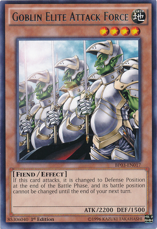 Goblin Elite Attack Force [BP03-EN017] Rare - PCA Designer Toys