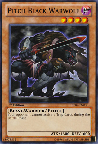 Pitch-Black Warwolf [BP02-EN030] Common - PCA Designer Toys