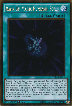 Rank-Up-Magic Numeron Force [PGL2-EN059] Gold Rare - PCA Designer Toys