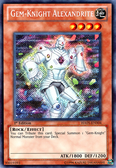 Gem-Knight Alexandrite [HA05-EN004] Secret Rare - PCA Designer Toys