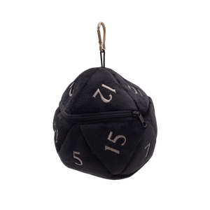 Ultra PRO: Dice Bag - Plush D20 (Black)