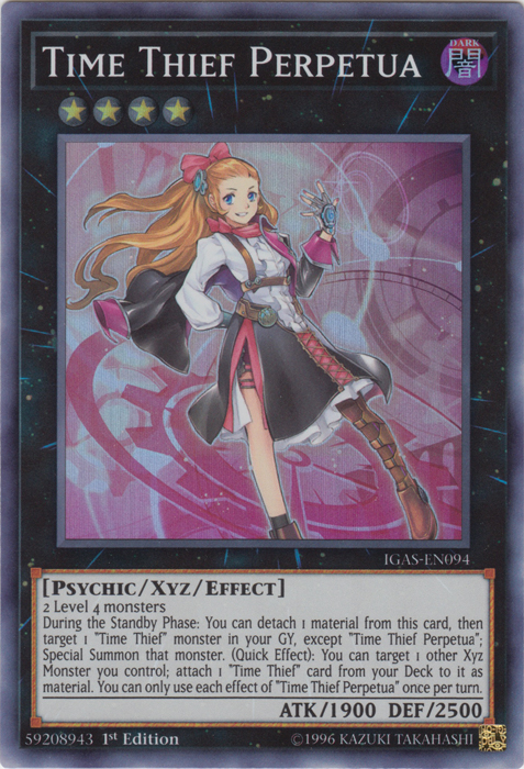 Time Thief Perpetua [IGAS-EN094] Super Rare - PCA Designer Toys