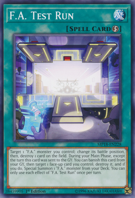 F.A. Test Run [MP18-EN228] Common - PCA Designer Toys