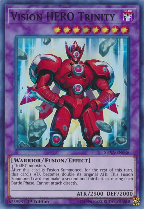 Vision HERO Trinity [SHVA-EN036] Super Rare - PCA Designer Toys