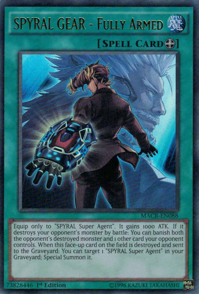 SPYRAL GEAR - Fully Armed [MACR-EN088] Ultra Rare - PCA Designer Toys