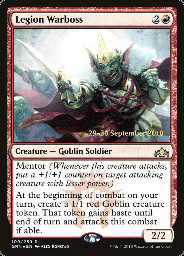 Legion Warboss [Guilds of Ravnica Prerelease Promos] - PCA Designer Toys