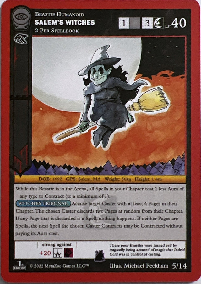 Salem's Witches [Seance: First Edition Release Event Deck] - PCA Designer Toys