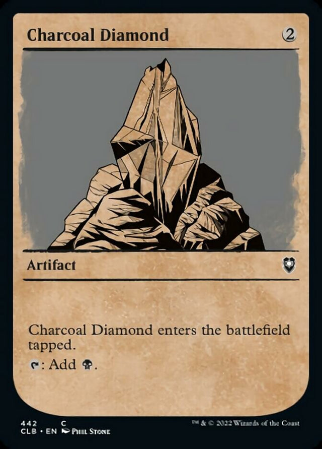 Charcoal Diamond (Showcase) [Commander Legends: Battle for Baldur's Gate] - PCA Designer Toys