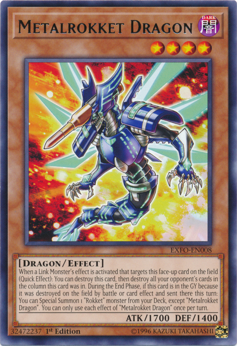 Metalrokket Dragon [EXFO-EN008] Rare - PCA Designer Toys