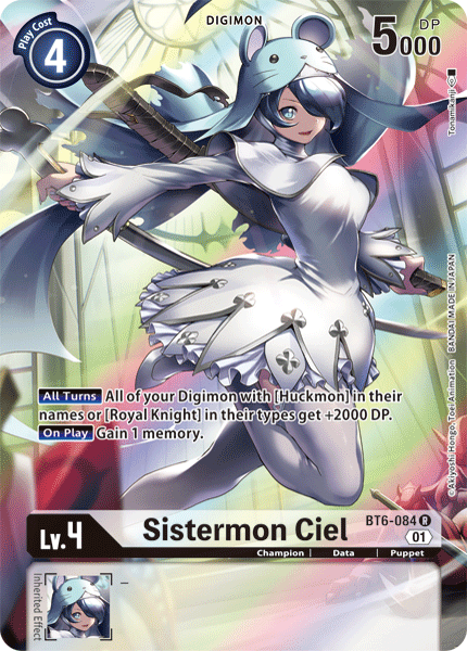 Sistermon Ciel [BT6-084] (Alternate Art) [Double Diamond] - PCA Designer Toys