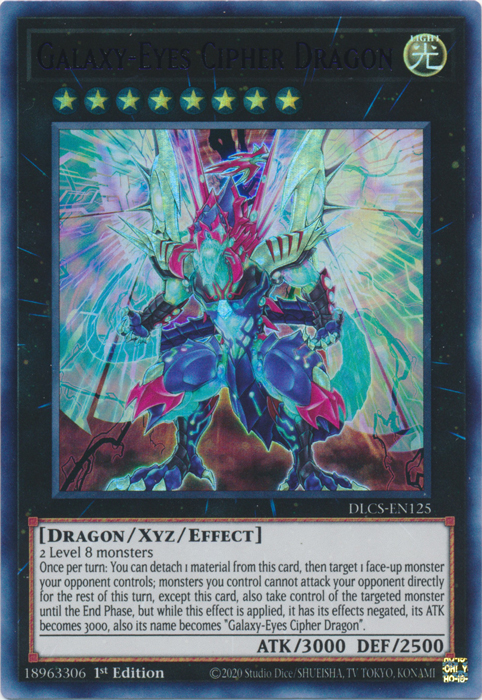 Galaxy-Eyes Cipher Dragon (Purple) [DLCS-EN125] Ultra Rare - PCA Designer Toys