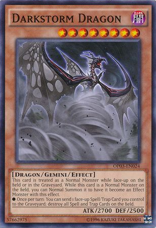 Darkstorm Dragon [OP03-EN024] Common - PCA Designer Toys