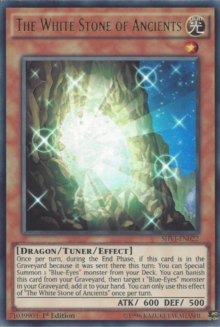 The White Stone of Ancients [SHVI-EN022] Ultra Rare - PCA Designer Toys