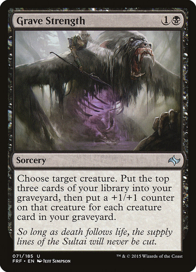 Grave Strength [Fate Reforged] - PCA Designer Toys