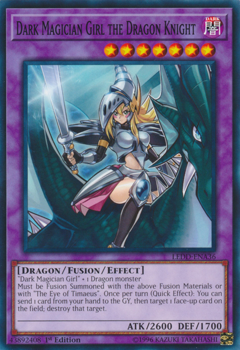 Dark Magician Girl the Dragon Knight [LEDD-ENA36] Common - PCA Designer Toys
