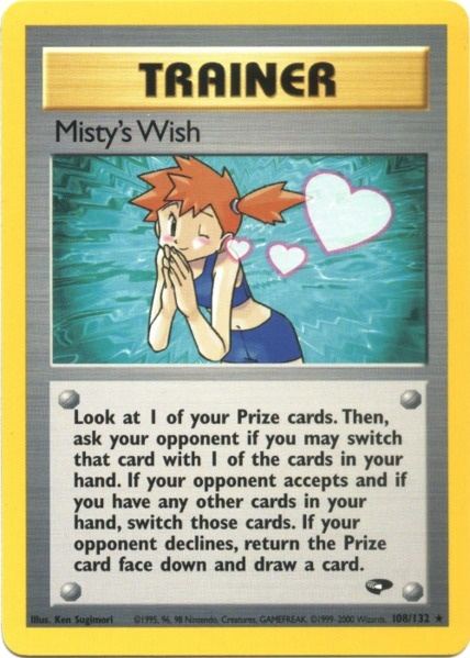 Misty's Wish (108/132) [Gym Challenge Unlimited] - PCA Designer Toys