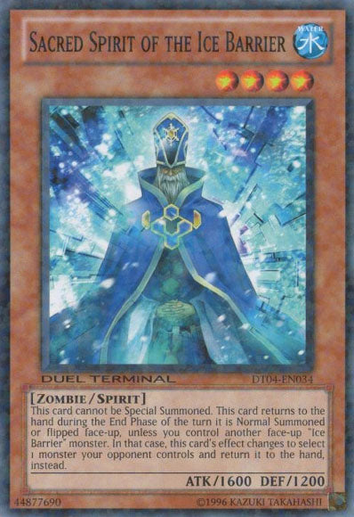 Sacred Spirit of the Ice Barrier [DT04-EN034] Common - PCA Designer Toys
