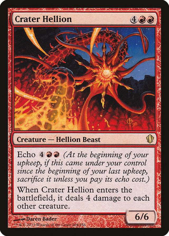 Crater Hellion [Commander 2013] - PCA Designer Toys