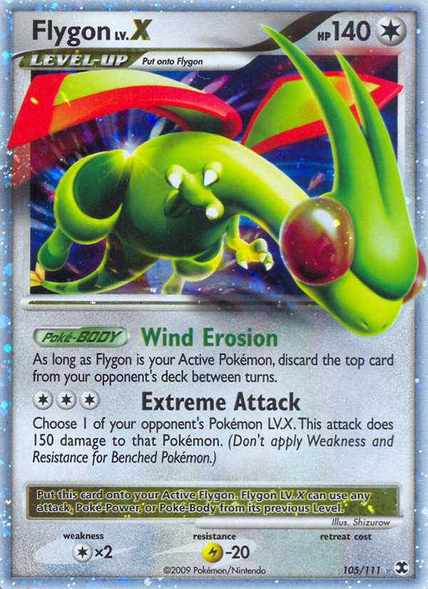 Flygon LV.X (105/111) [Platinum: Rising Rivals] - PCA Designer Toys
