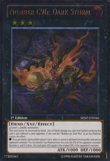 Number C96: Dark Storm (UTR) [SHSP-EN046] Ultimate Rare - PCA Designer Toys