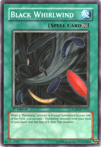 Black Whirlwind [RGBT-EN051] Common - PCA Designer Toys