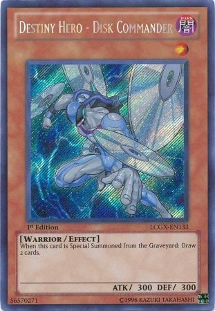 Destiny HERO - Disk Commander [LCGX-EN133] Secret Rare - PCA Designer Toys