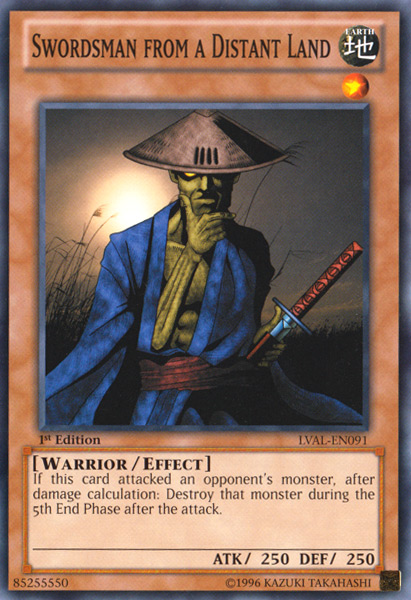 Swordsman from a Distant Land [LVAL-EN091] Common - PCA Designer Toys