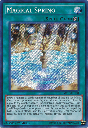 Magical Spring [MP15-EN108] Secret Rare - PCA Designer Toys
