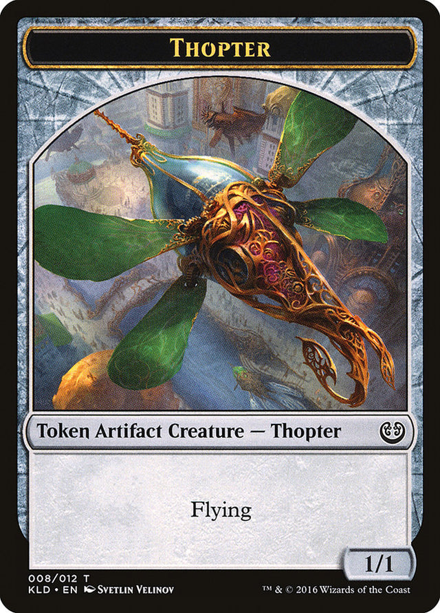 Thopter Token (008/012) [Kaladesh Tokens] - PCA Designer Toys