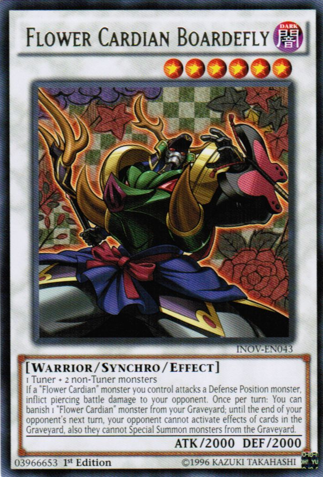 Flower Cardian Boardefly [INOV-EN043] Rare - PCA Designer Toys