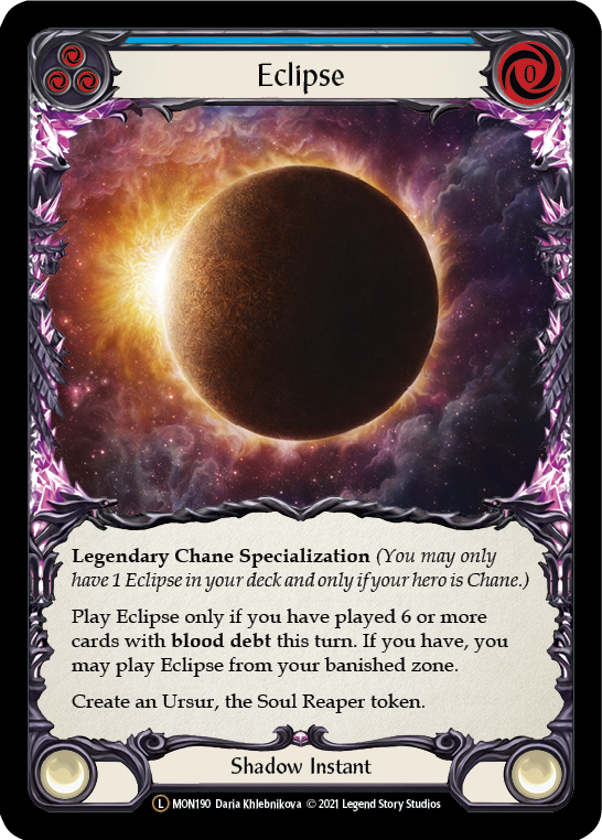 Eclipse [U-MON190-RF] (Monarch Unlimited)  Unlimited Rainbow Foil - PCA Designer Toys