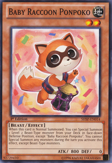 Baby Raccoon Ponpoko [SHSP-EN014] Common - PCA Designer Toys