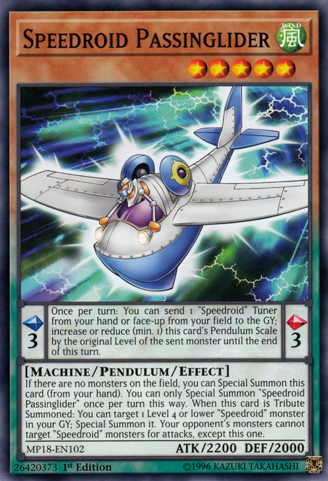 Speedroid Passinglider [MP18-EN102] Common - PCA Designer Toys