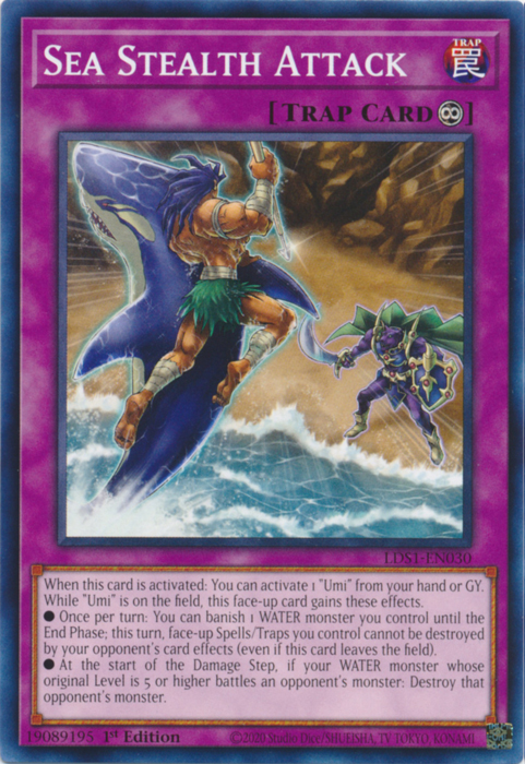 Sea Stealth Attack [LDS1-EN030] Common - PCA Designer Toys