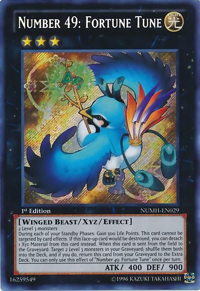 Number 49: Fortune Tune [NUMH-EN029] Secret Rare - PCA Designer Toys