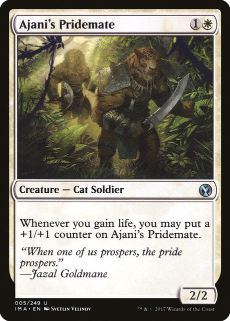Ajani's Pridemate [Iconic Masters] - PCA Designer Toys