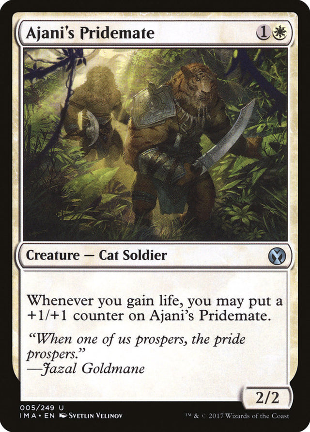 Ajani's Pridemate [Iconic Masters] - PCA Designer Toys