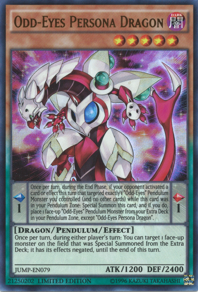 Odd-Eyes Persona Dragon [JUMP-EN079] Ultra Rare - PCA Designer Toys