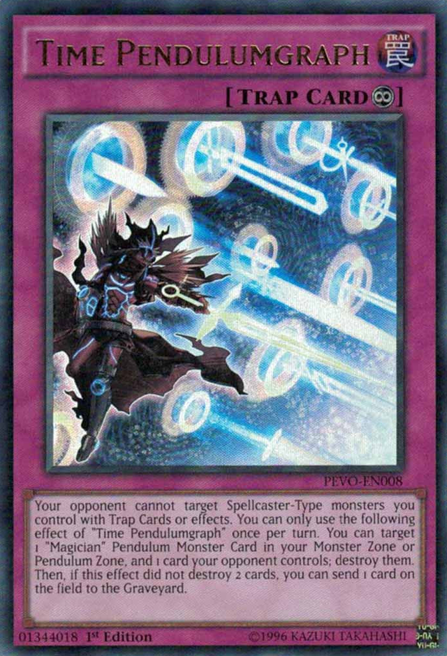 Time Pendulumgraph [PEVO-EN008] Ultra Rare - PCA Designer Toys