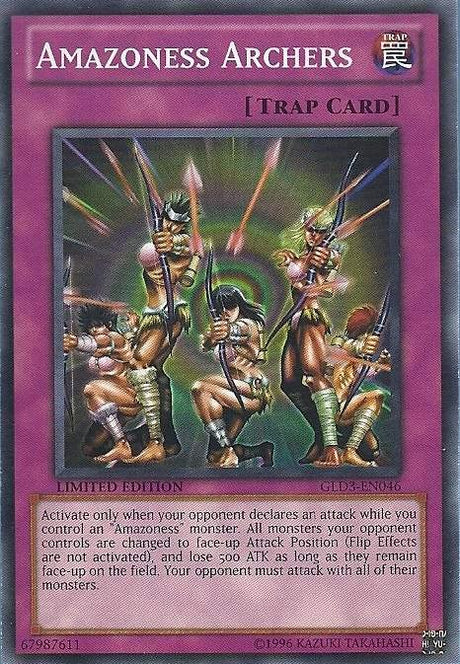 Amazoness Archers [GLD3-EN046] Common - PCA Designer Toys