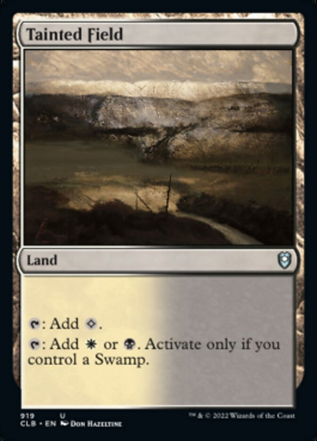 Tainted Field [Commander Legends: Battle for Baldur's Gate] - PCA Designer Toys
