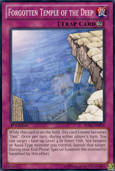Forgotten Temple of the Deep [SDRE-EN034] Common - PCA Designer Toys