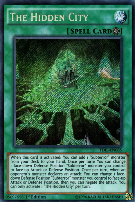 The Hidden City [TDIL-EN085] Secret Rare - PCA Designer Toys