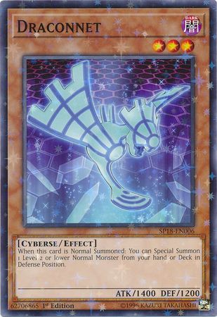 Draconnet [SP18-EN006] Starfoil Rare - PCA Designer Toys