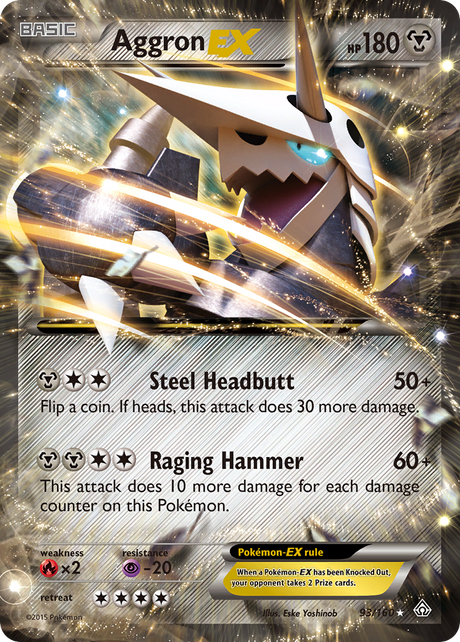 Aggron EX (93/160) [XY: Primal Clash] - PCA Designer Toys