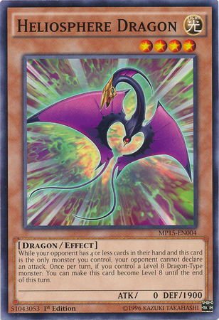 Heliosphere Dragon [MP15-EN004] Common - PCA Designer Toys