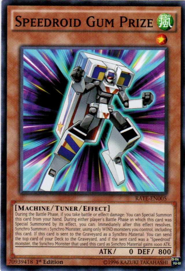 Speedroid Gum Prize [RATE-EN005] Common - PCA Designer Toys